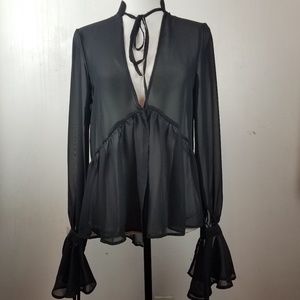 🔥Madisonne sheer top